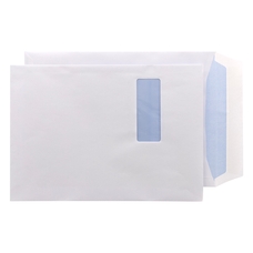 Classmates C4 White Self Seal Pocket Envelopes - Box of 250